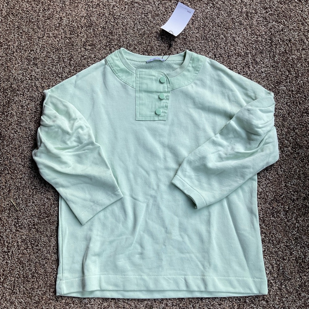 Green Zara top
